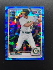2020 Bowman Draft Sapphire Edition Tyler Soderstrom #BD-119 Oakland Athletics