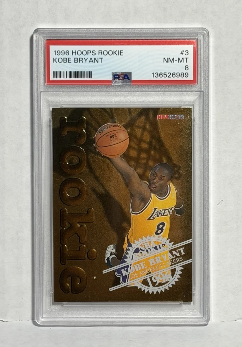 Kobe Bryant Basketball Grade 8 Rookie Sports Trading Cards