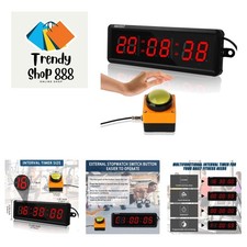 Fitness Timer with Stopwatch Button, Suitable...