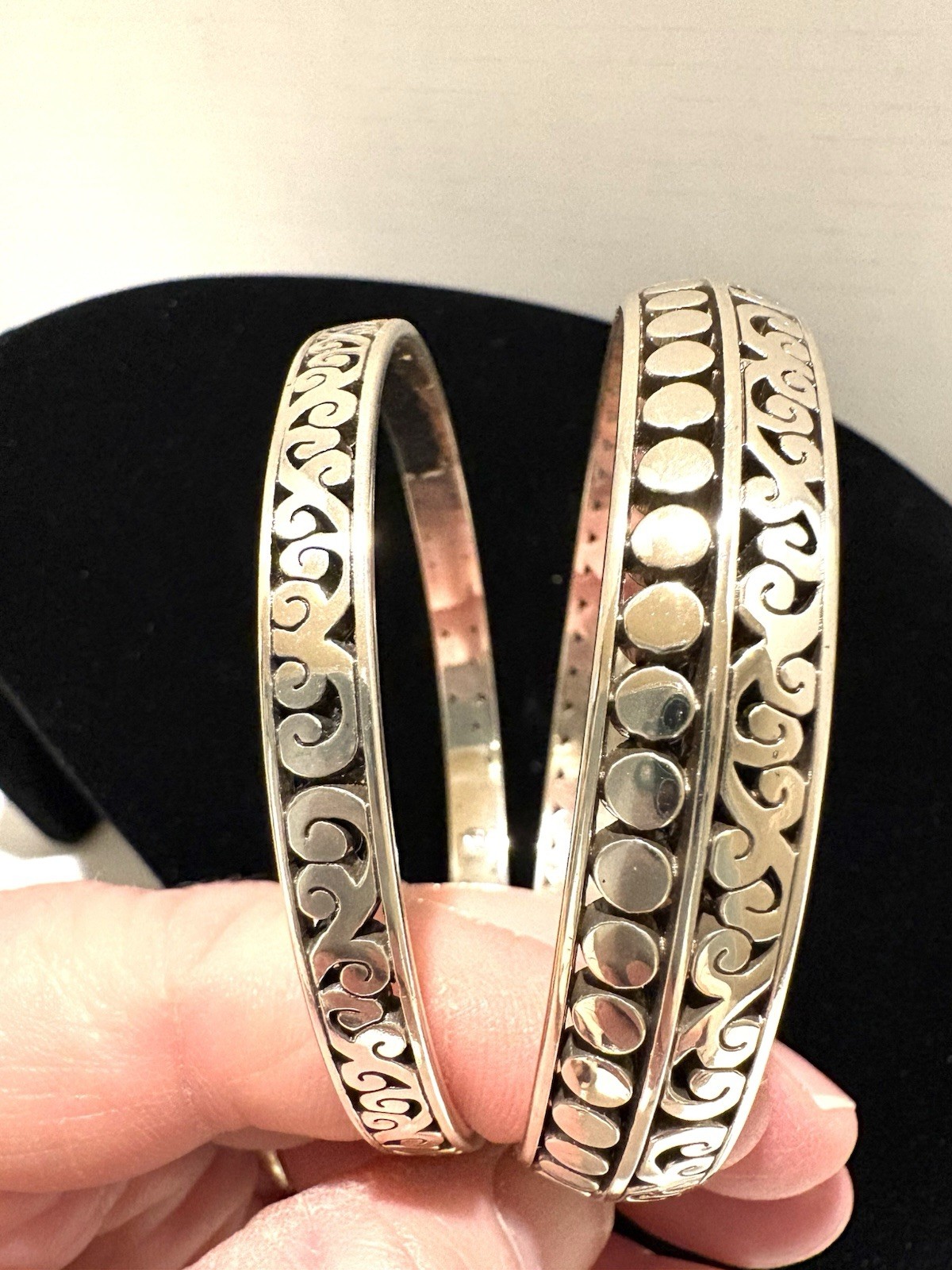 Brighton 2 Piece Stackable Bangle Set Beautiful S… - image 4