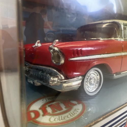 Matchbox Dinky 1/43 Scale DY-2 1957 Chevrolet Bel Air - Red/White - Boxed - Picture 10 of 10
