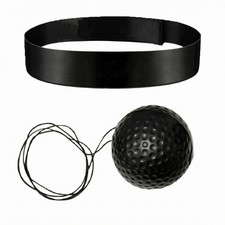 Balle de Réflexe Surface Texturée Balle de Combat avec Bandeau Fossettes