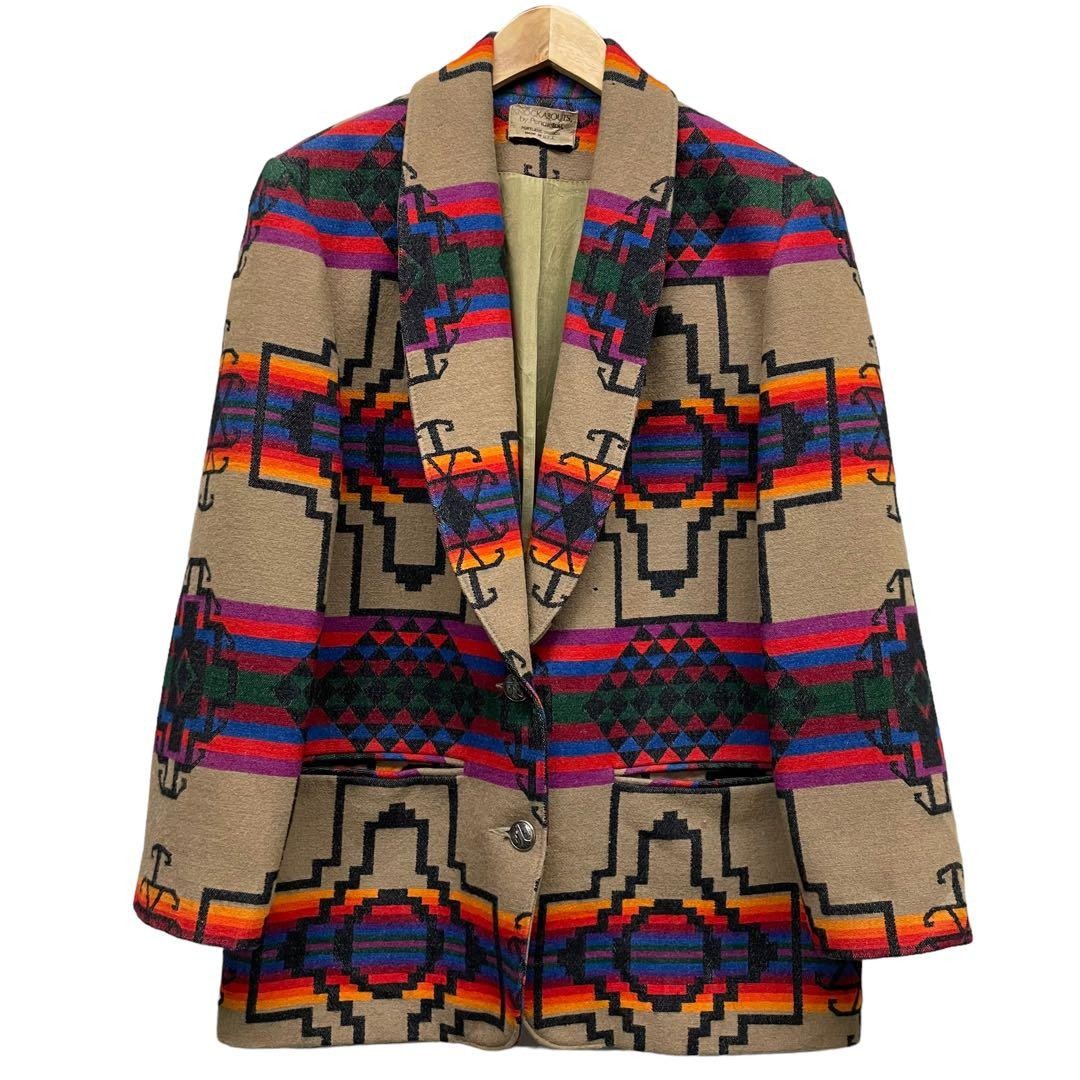 Pendleton Native Pattern Wool Jacket Rare Native … - image 1