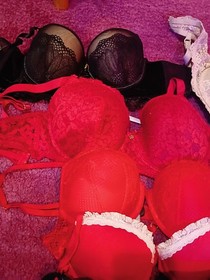 PINK Lace Lingerie Mixed Lot Bras (Victoria Secret, No Boundaries, Etc.) Sz 36C