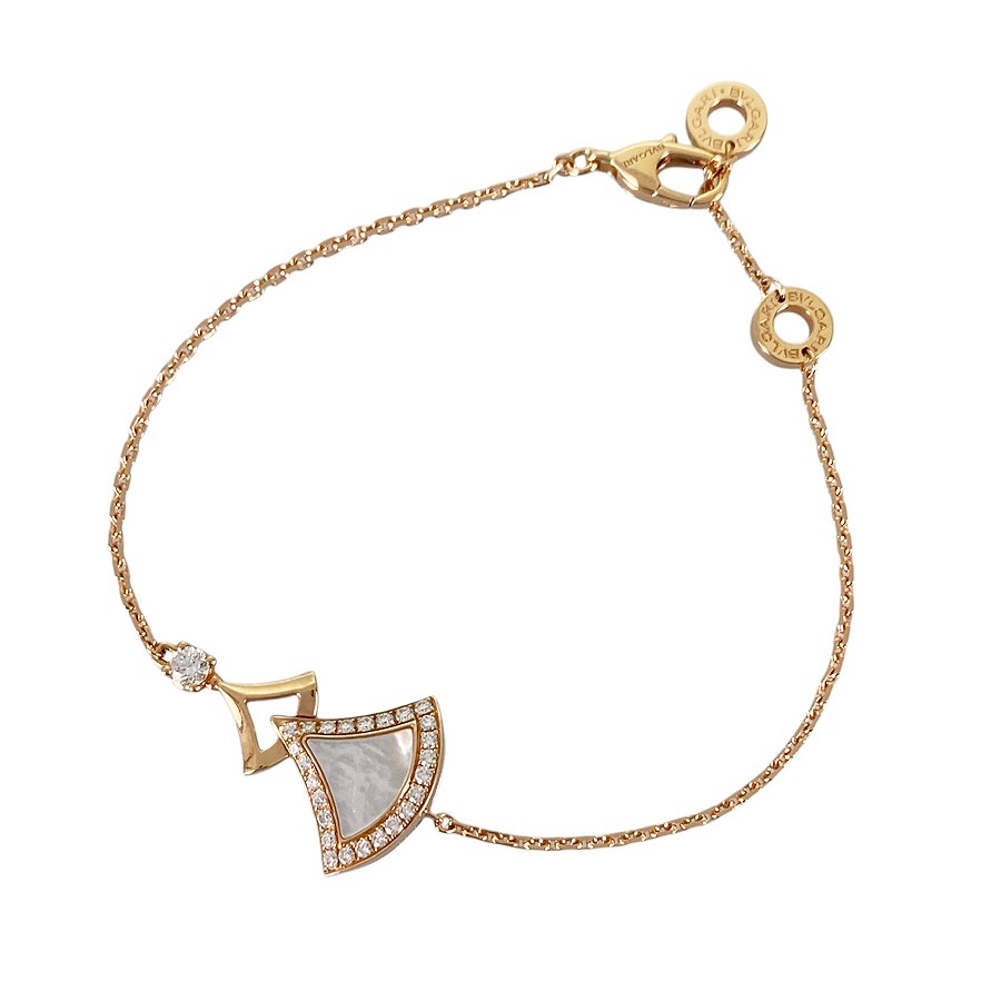 BVLGARI Diva's Dream 358683 Rose gold Shell Diamond Bracelet