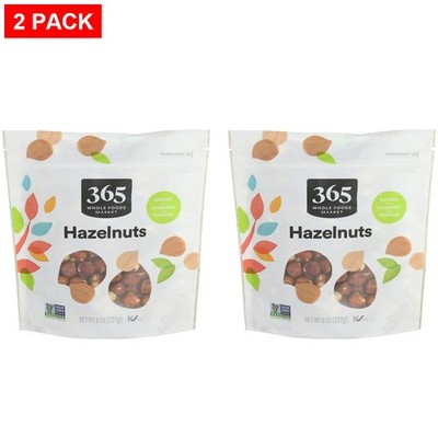 Whole Foods Market, Hazelnuts, 8 Ounce - Pack Of 2