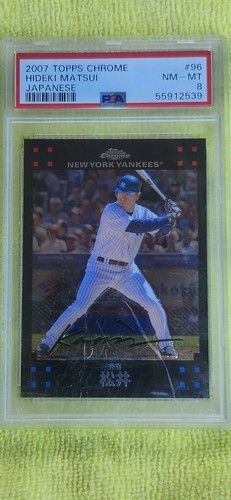 Hideki Matsui [Japanese] #96 2007 Topps Chrome card