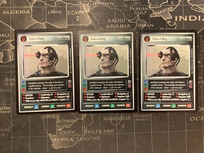 Dukat of Borg x3 - Enhanced First Contact - Star Trek CCG STCCG 1E