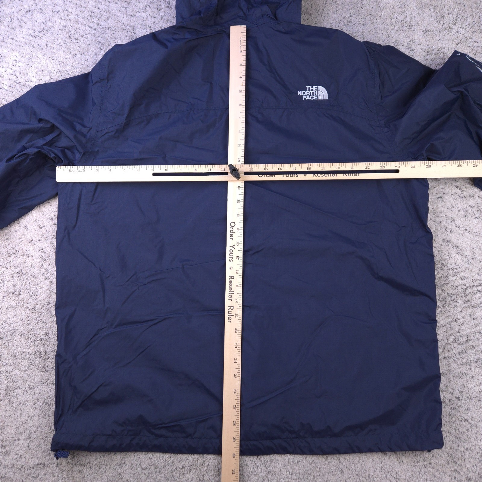 The North Face Jacket Mens XL Stinson Hooded Dryvent Rain Coat Full Zip Blue thumbnail 9