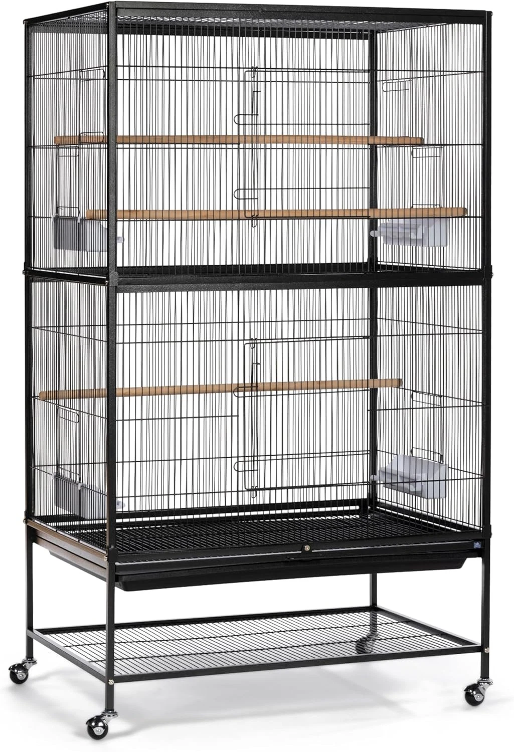 Prevue Pet Products Steel Bird Flight Cage W/ Wheels Large Birdcage Parakeets