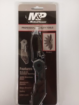 Smith & Wesson SWMP1B MAGIC Assist folding knife NIP 4034 Steel