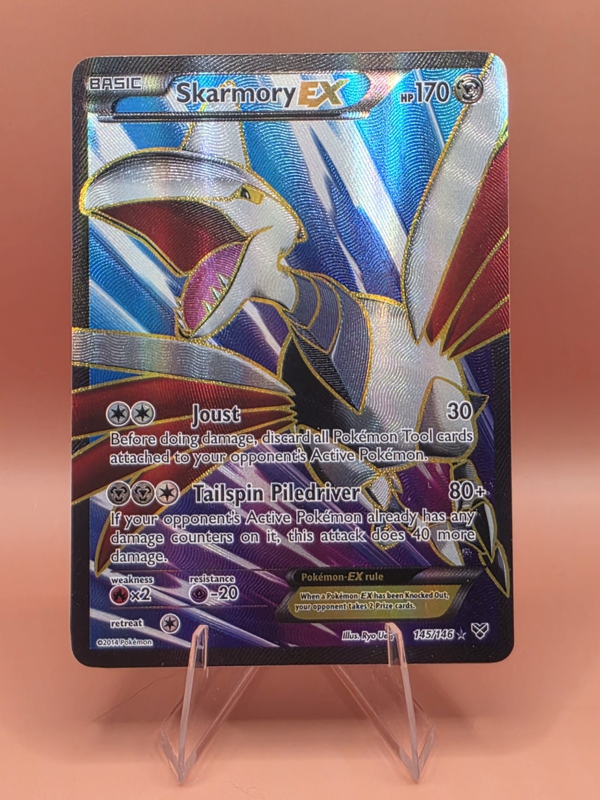 Skarmory EX (145 Full Art) 145/146 XY Holo