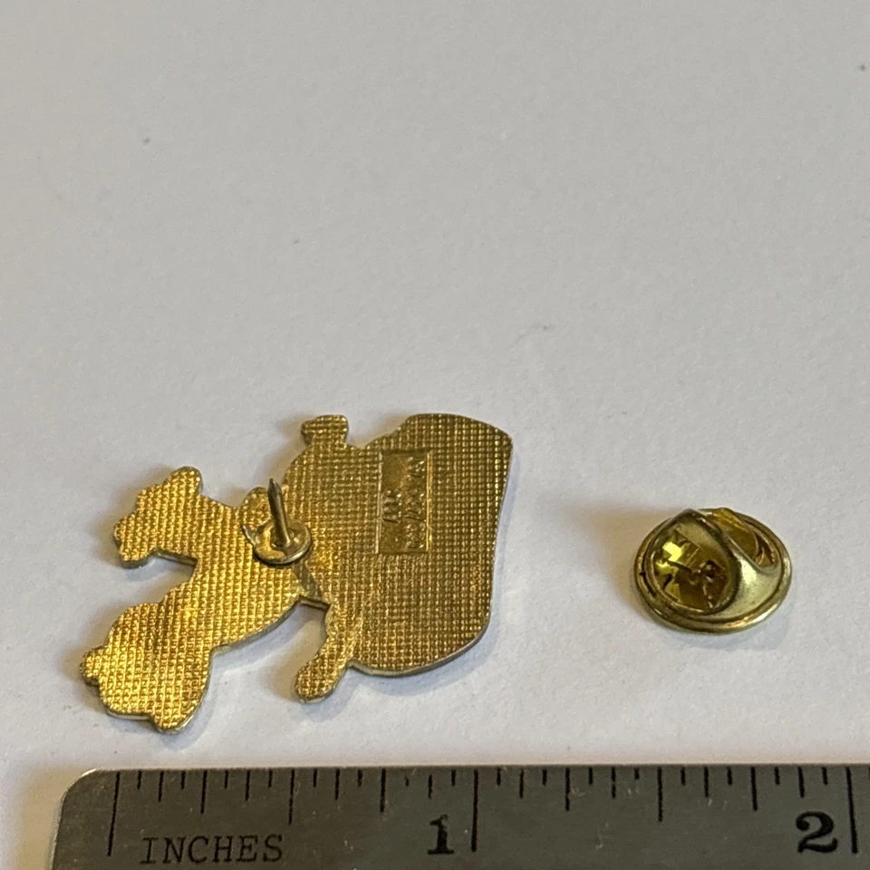 Migros Restaurant Switzerland Chef Hat Platter Serving Grocery Store Lapel Pin - Image 3 of 4