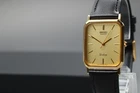 Vintage 1988 Seiko Dolce 7731-5240 SGP Gold Tank Quartz Mens Watch From JAPAN