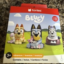 tonies Bluey 3 Pack Set Audio Figures Bluey Bingo Muffin Character For Toniebox