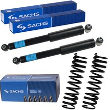 2x SACHS STOSSDÄMPFER+FAHRWERKSFEDER HINTEN passend für FORD FOCUS II TURNIER