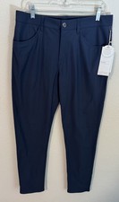 NWT Vuori Meta Pant Mens 32x32 Regular Fit Navy Blue Stretch V430 Athleisure