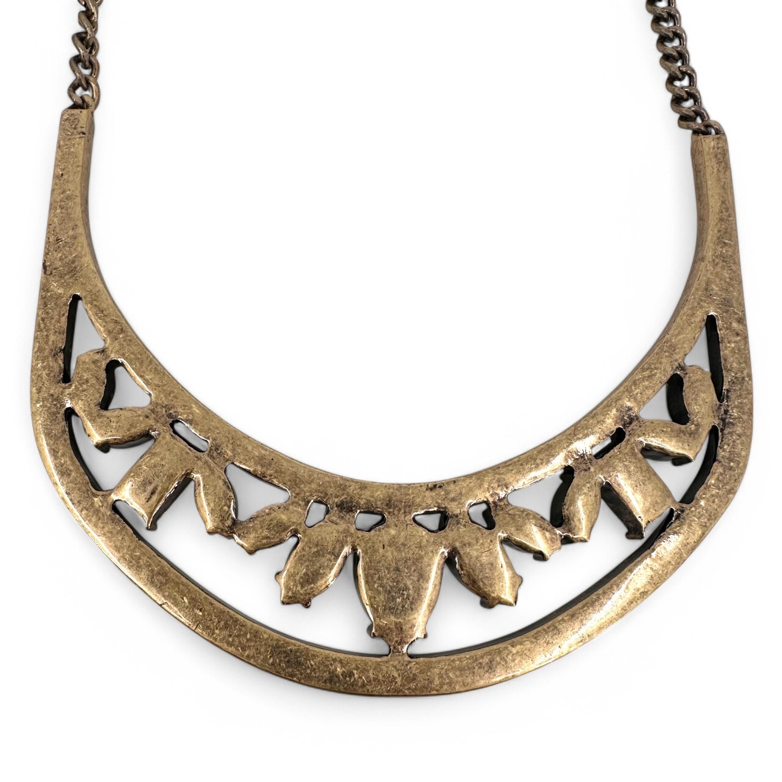 Baublebar Statement Necklace Clear Rhinestone Ant… - image 5