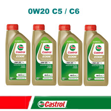 Olio motore CASTROL EDGE 0w20 4 LITRI auto benzina diesel Edge 0W-20 C5 / C6