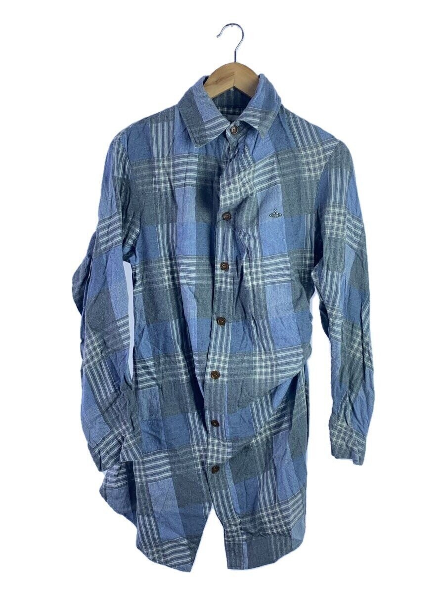 Vivienne Westwood MAN カジュアルシャツ 44(S位) 2002525A0009 Vivienne Westwood Man Long Sleeve Shirt/44/Cotton/Gry/Check
