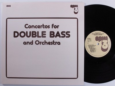 THORVALD FREDIN Concertos for Double Bass JAN-OLAV WEDIN - OPUS 3 LP NM A928
