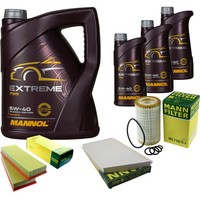 Inspektionspaket 8L Mannol 5W-40 FüR Mercedes W203 C 240 C209 320 280 A209