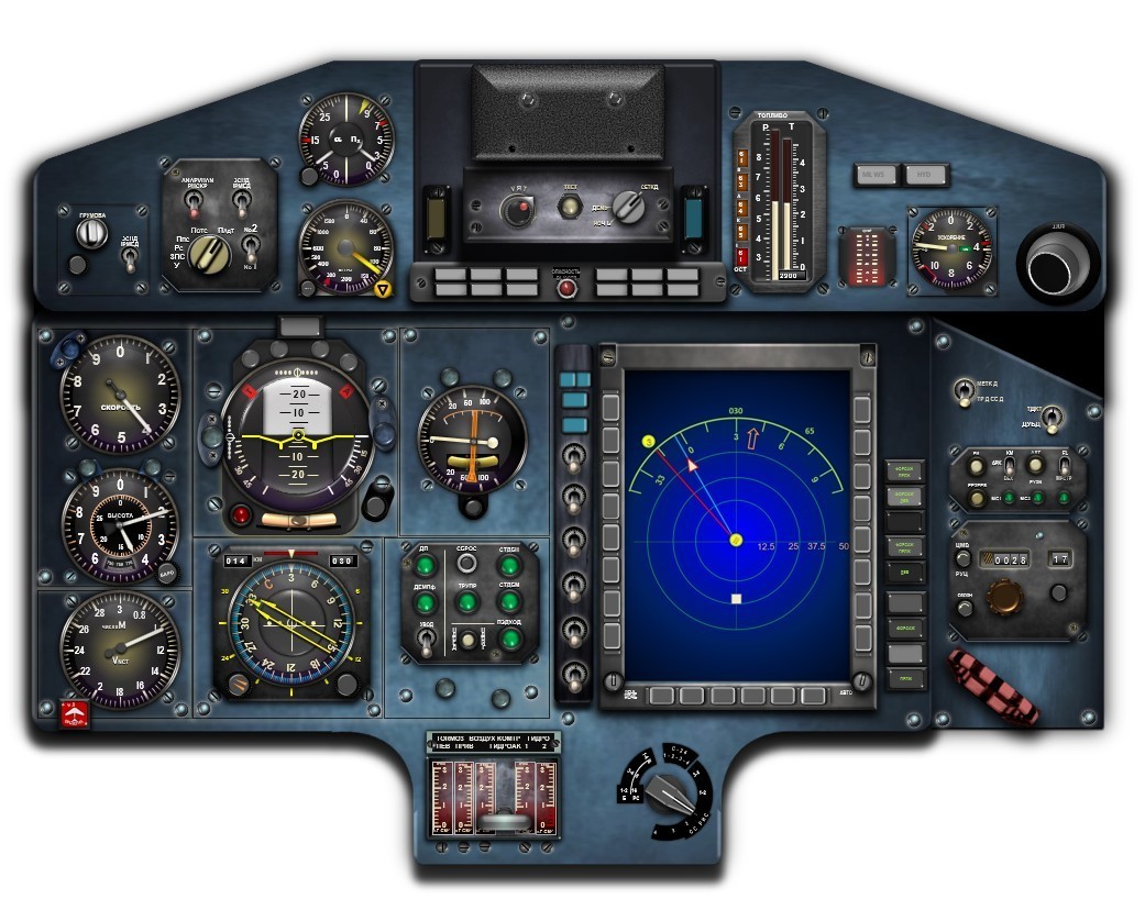 MiG31 K/M FOXHOUND COCKPIT instrument panel CDkit