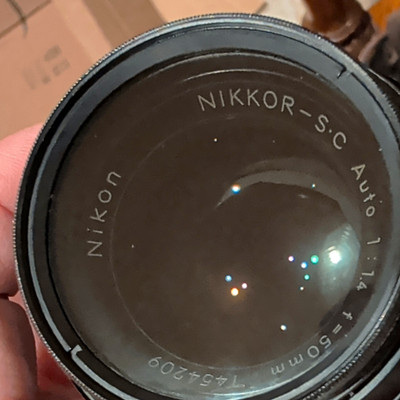 Nikon NIKKOR-SC Auto 50mm f/1.4 Manual Focus Lens Nikon F Mount 52mm w/Tiffen