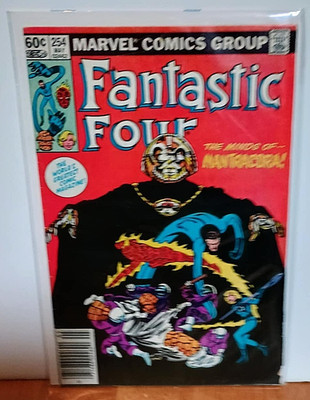 Marvel Comics Fantastic Four #254 Vintage Comic book $0.60 Cover Price 1983