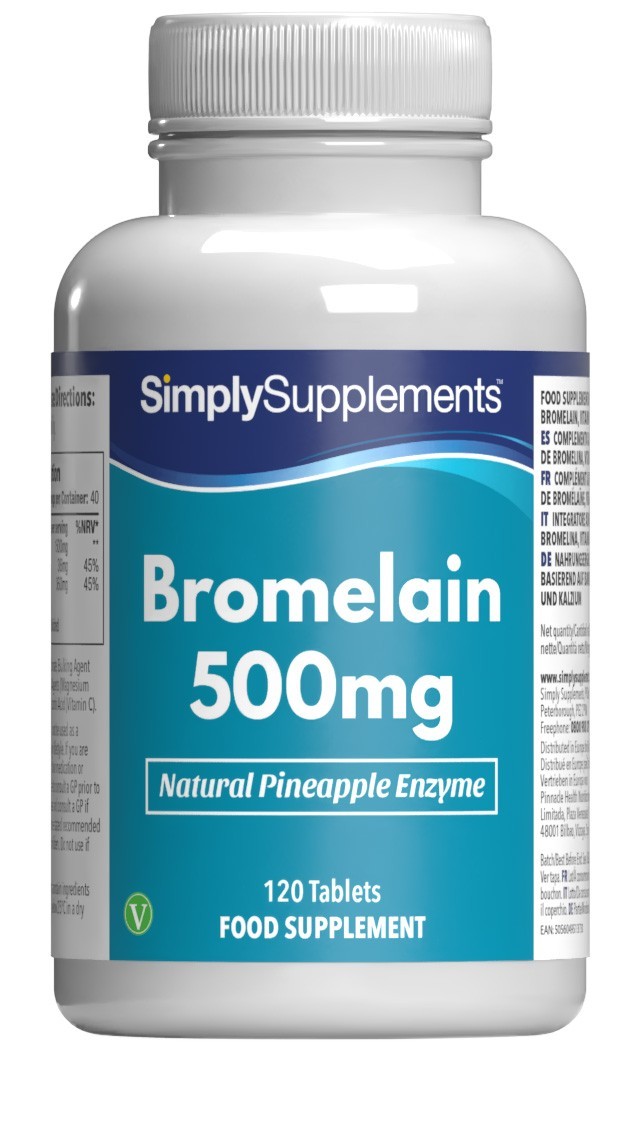 Bromelain 500mg - 120 Tabletten - SimplySupplements