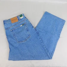 Wear Guard Men's Straight Leg Jeans 40x34, Light Wash #4379
