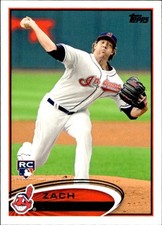 2012 Topps # 570 Zach McAllister Baseball Card