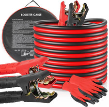 TLGREEN 6M Extra Long Jump Leads for Car Heavy Duty Jump Start Cables,1500A Batt