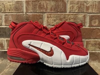 New 10 Nike Air Max Penny 1 Rival Pack University Red White 685153