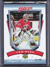 2006-07 Upper Deck MVP #51 Cam Ward Super Scripts #/25
