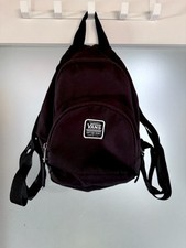 VANS Off The Wall MINI BACKPACK Travel Play BLACK Small Bag WOMENS