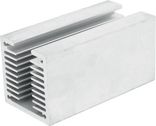 Easycargo 120Mm Heatsink 120X40X40Mm, Aluminum Cooler Heat Sink for Cooling LED