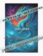 1000 piece jigsaw puzzle Aqua Dragon elemental water
