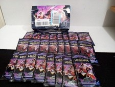 LOT OF 24 Disney Lorcana  Rise of the Floodborn Booster BOX  Opened Box  