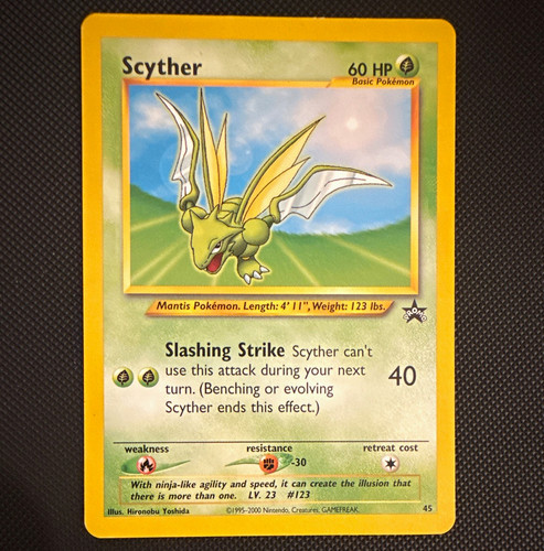 WotC Scyther Black Star Promo 45/53 Basic 60 HP Eng Pokemon TCG