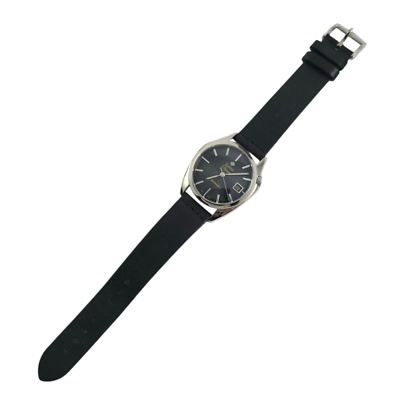 ZO9700 Zodiac Olympos Automatic Black Dial Black Leather Watch for