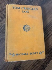 Tom Cringle's Log Michael Scott HC Children's Sea Adventure Classic Hardcover VG