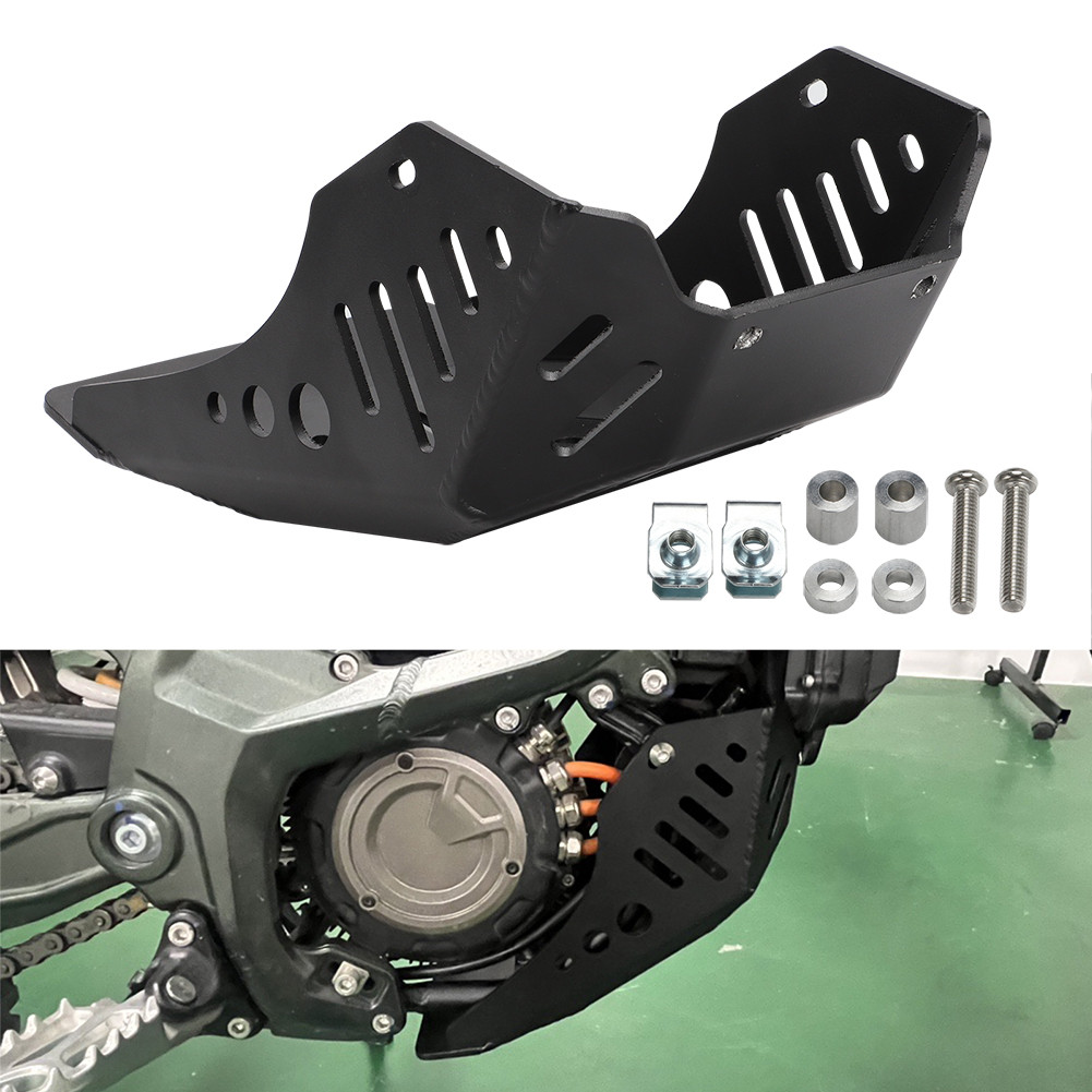 URLWALL Engine Guard Skid Plate For Sur Ron Ultra Bee, Engine Bash Bottom Guard Cover Protector Kit, Lower Frame Guard Replacement Dirtbike Engine Chassis Protection Kit For Surron