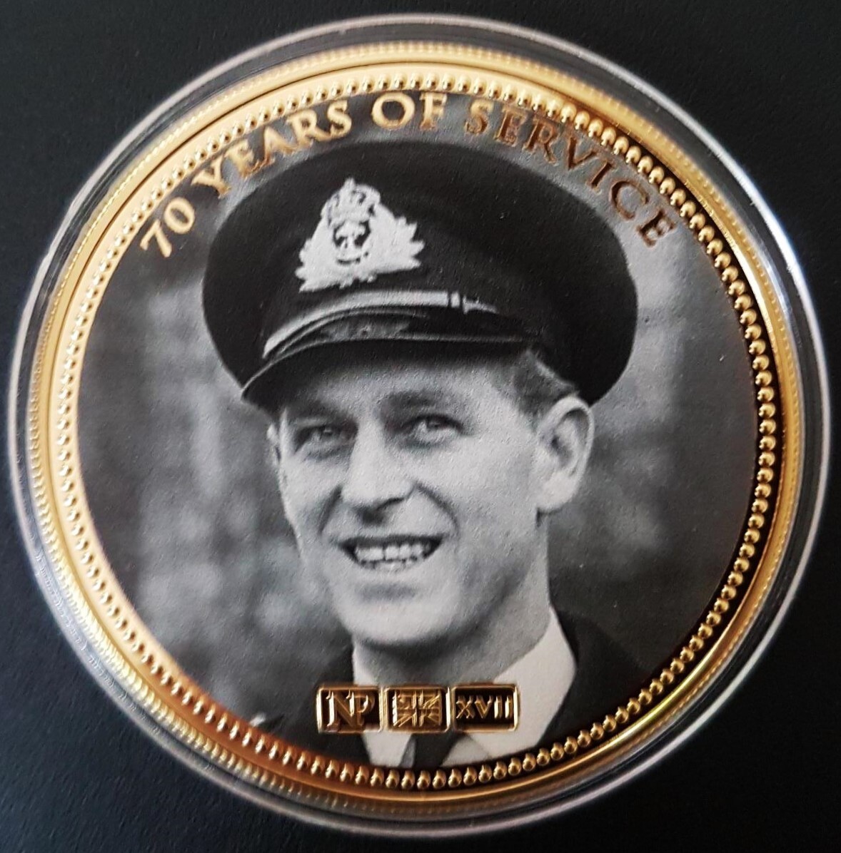 Numisproof Coin "The Duke Of Edinburgh 70 Years of Service" 2011 Coin