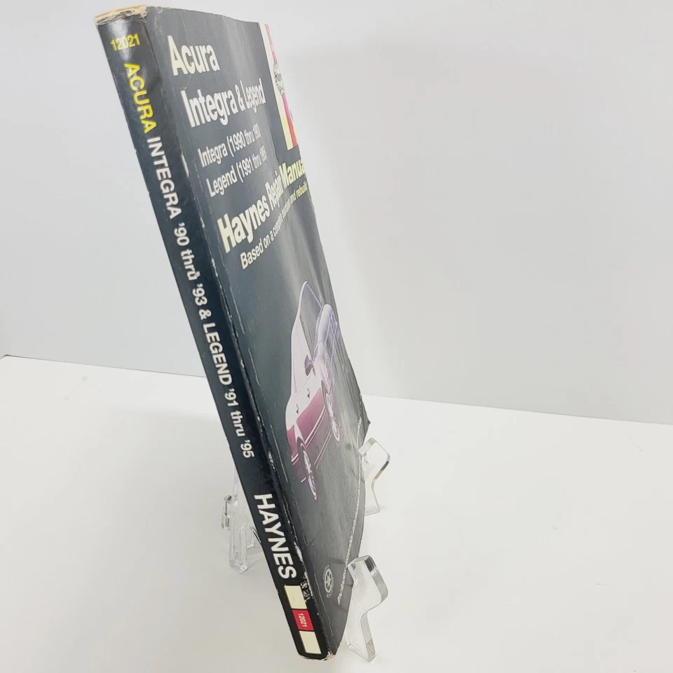 Haynes 12021 Automotive Repair Manual Acura Integra 1990-1993, Legend 1991-1995 - Image 4 of 4