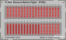 Eduard Accessories: Remove Before Flight STEEL in 1:72 [3973044]