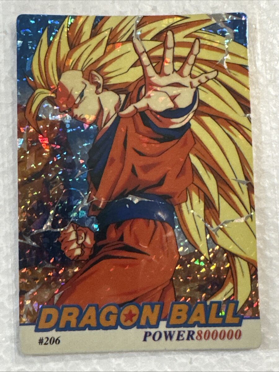 DRAGON BALL Z - Japanese Trading Card #206 - SS3 SON GOKU DRAGON BALL Z - Japanese Trading Card #206 - SS3 SON GOKU