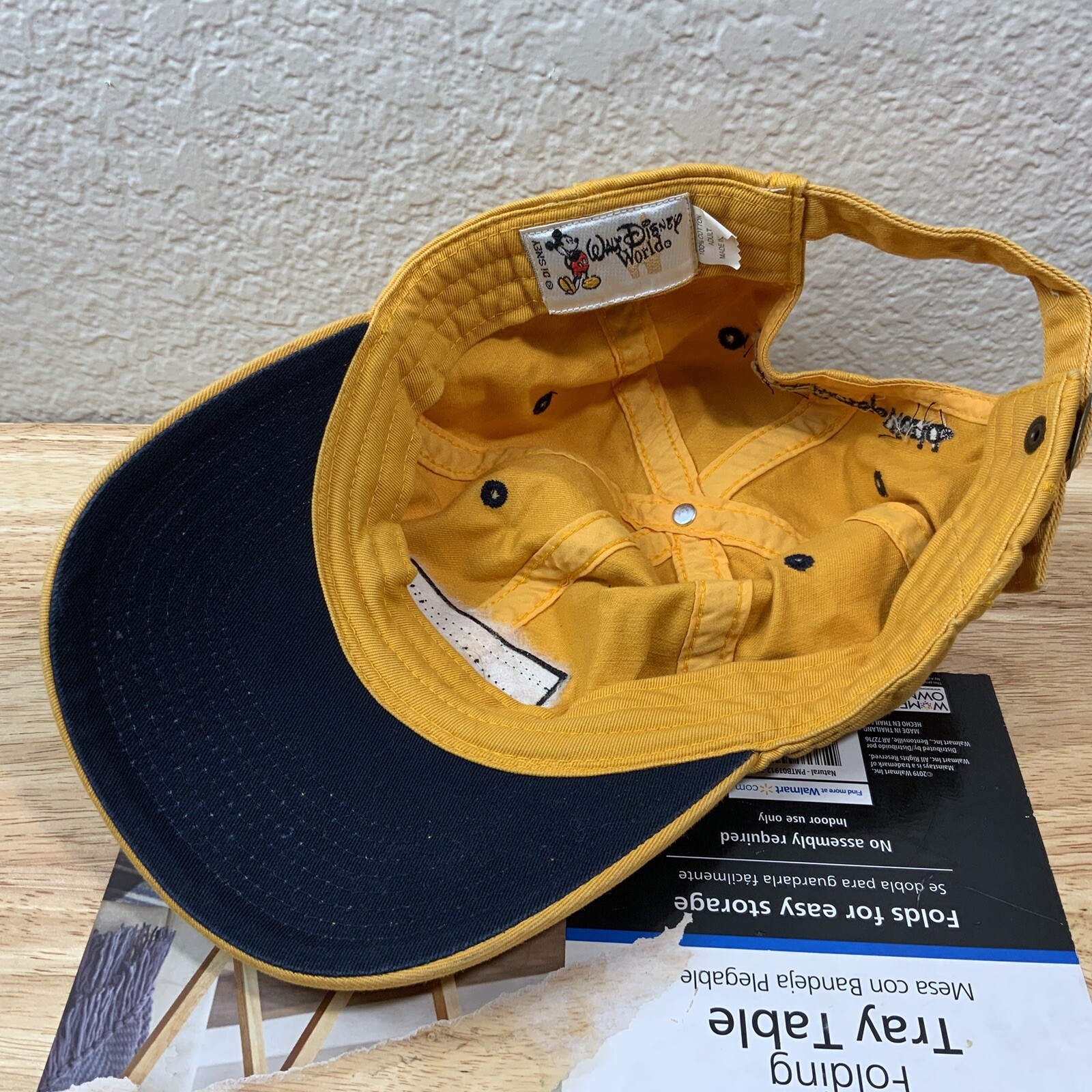 Mickey Mouse Hat Baseball Strapback Cap Yellow Ad… - image 10