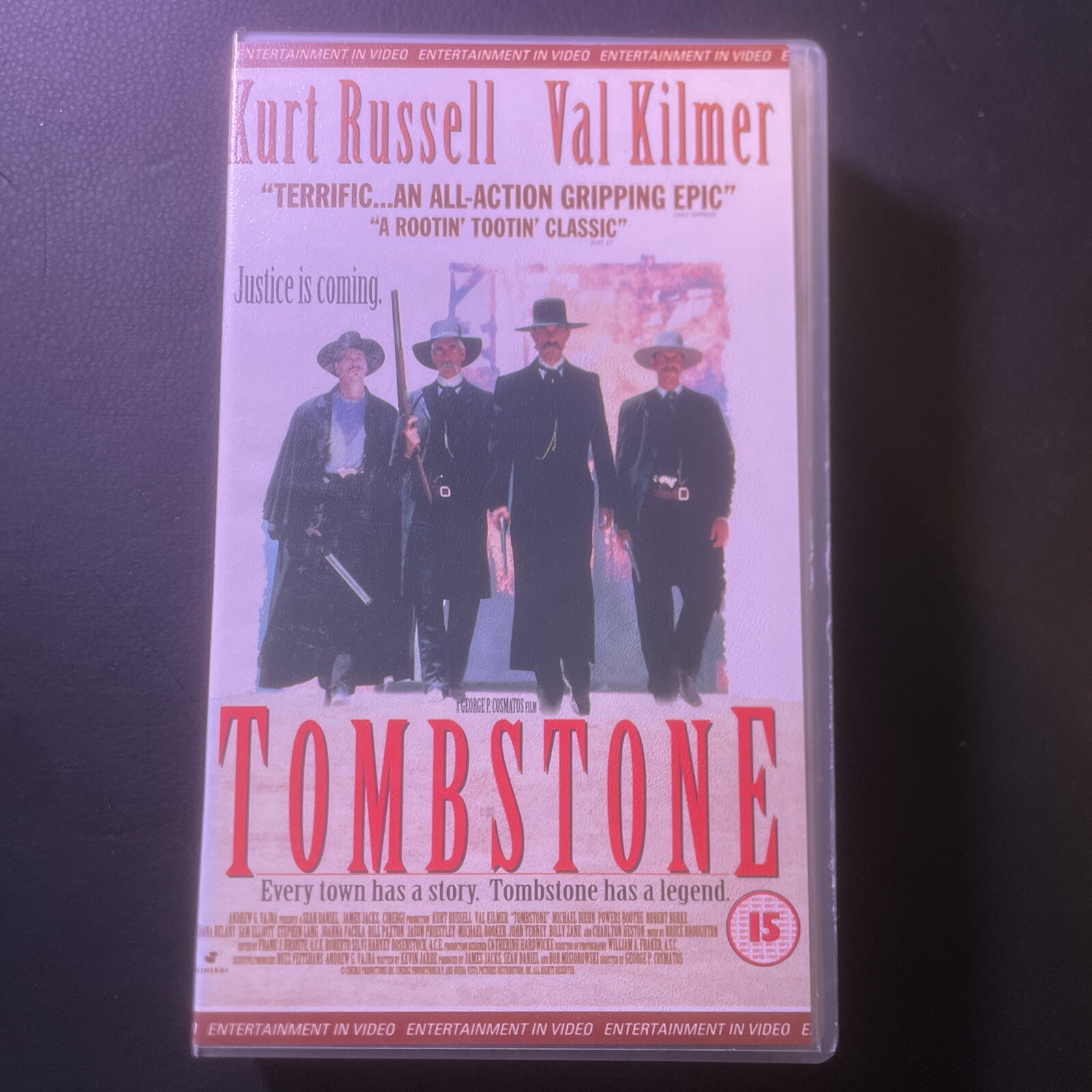 Tombstone (VHS/SUR, 1994) Rare Classic Movie
