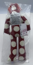 Original Dammit Doll 12” Stress Reliever Fabric Plush Polka Dot Orange Hair NEW